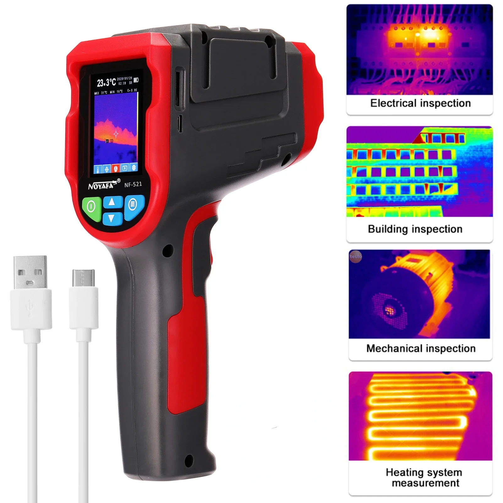 Telecamera IR portatile con te - Nf 521 Thermal Imaging Camera recensione e prezzo