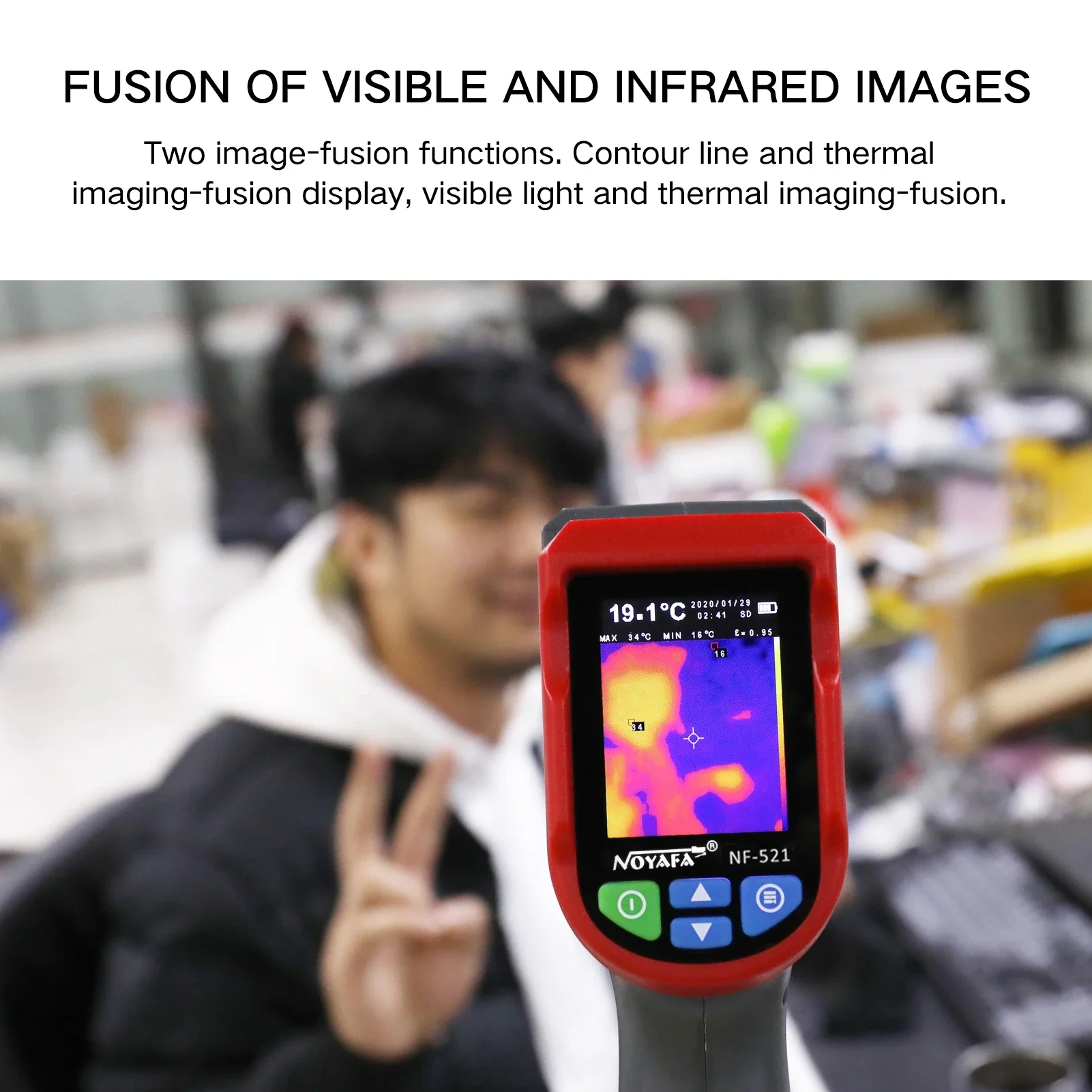 Telecamera IR portatile con te - Nf 521 Thermal Imaging Camera recensione e prezzo