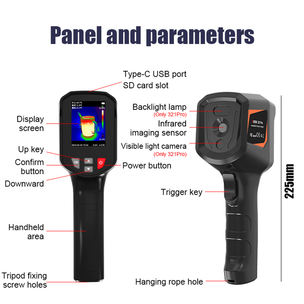 Termocamera a Infrarossi Porta - Nf 521 Thermal Imaging Camera recensione e prezzo